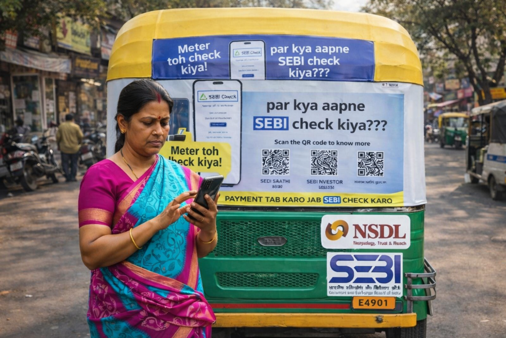 SEBI and NSDL Launch Auto-Rickshaw Campaign to Strengthen Investor Verification Across India