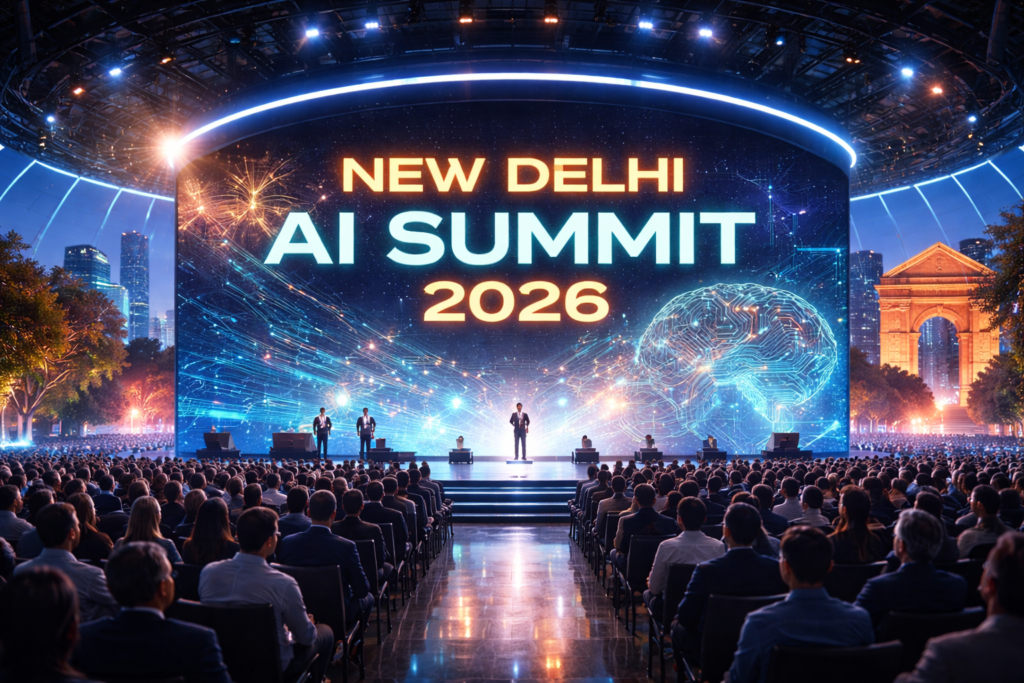 New Delhi Declaration on AI Impact 2026: 88 Countries Agree on Global AI Collaboration AI Impact Summit 2026 in New Delhi showcasing global cooperation on AI.
