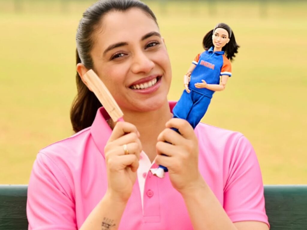 Smriti Mandhana Makes History as First Cricketer to Receive Her Own Barbie Doll smriti mandhana