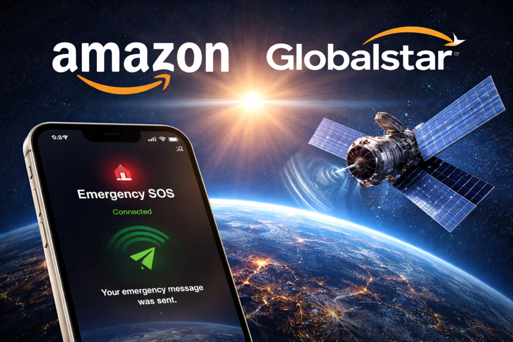Amazon Globalstar deal iPhone satellite connectivity explained