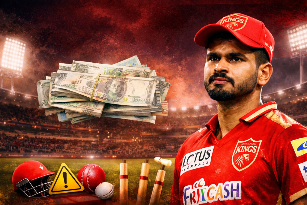 IPL 2026: Punjab Kings Captain Shreyas Iyer Fined ₹24 Lakh — One Step Away from Ban