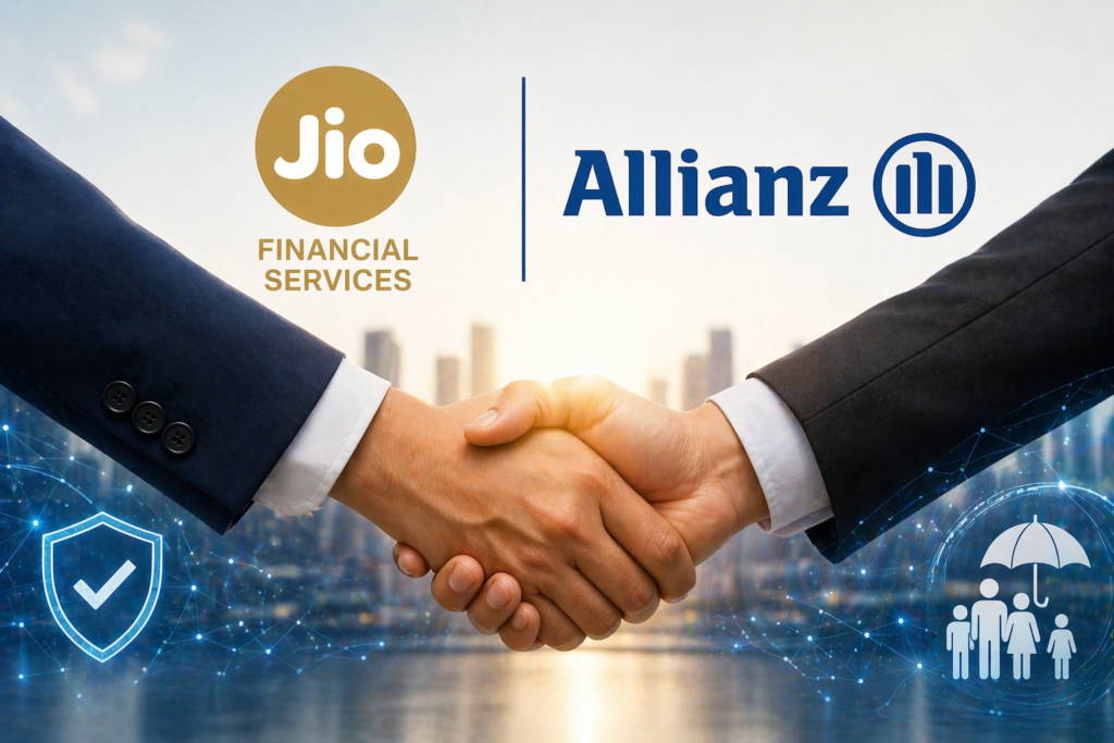 Jio Allianz insurance JV India financial services partnership