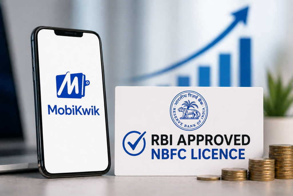 MobiKwik NBFC licence RBI fintech India lending expansion