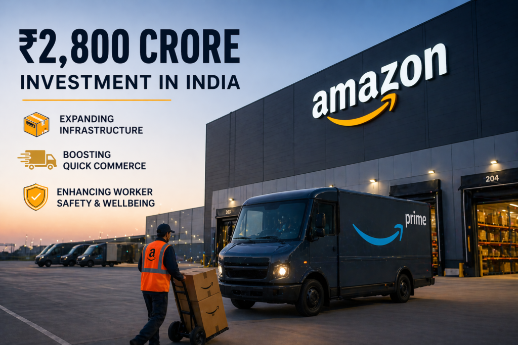 Amazon India logistics and quick commerce investment India