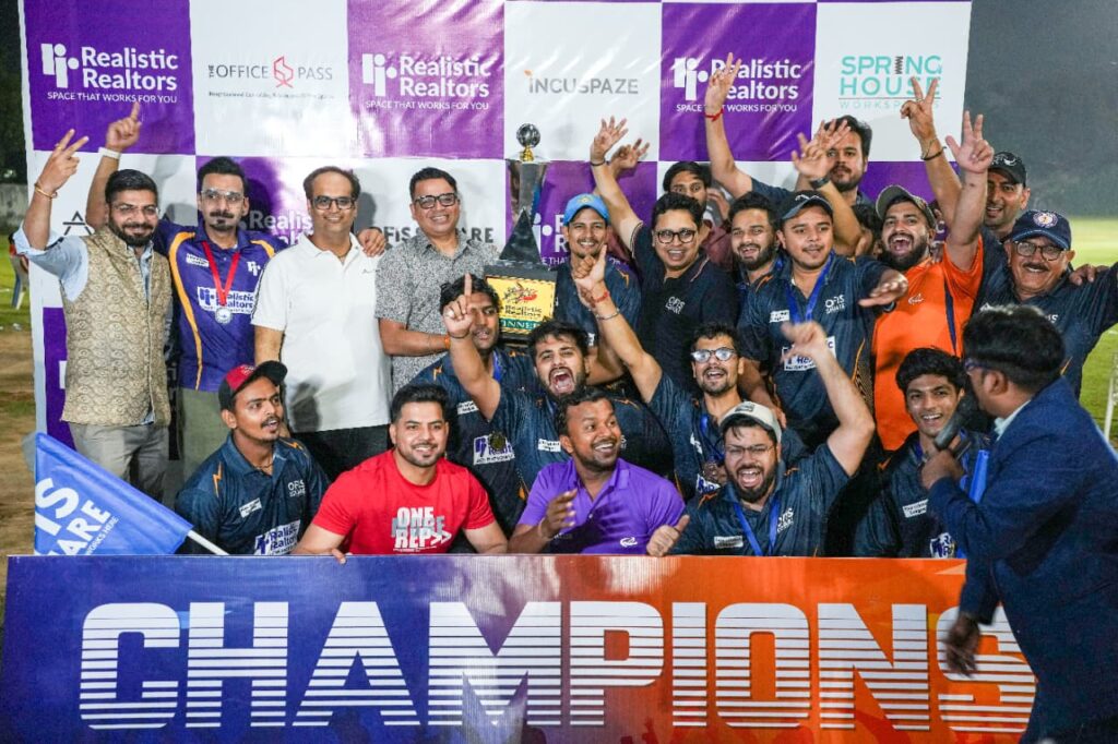 Ofis Squad Ofis Square winning Flex Cricket League 2026 in Gurugram