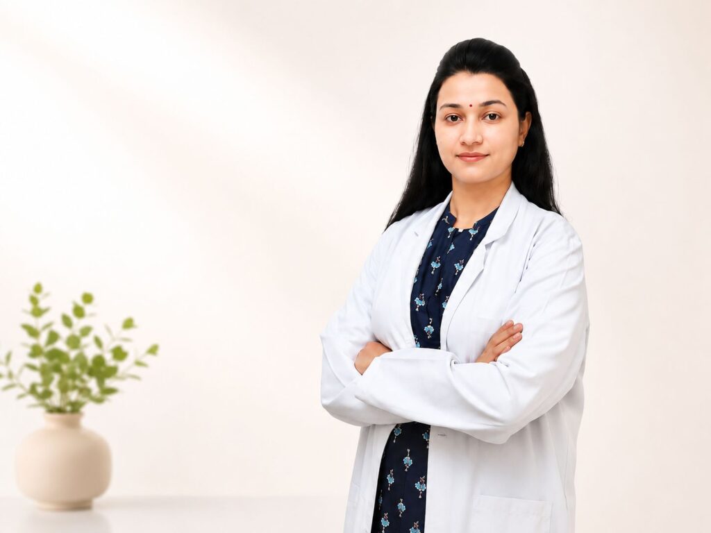 Dr Tarang Yadav at Wonder Wombs women’s healthcare clinic in Greater Noida West