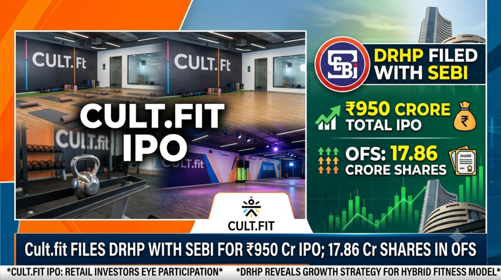 Market Bound: Cult.fit Initiates IPO Process with ₹950 Cr DRHP Filing
