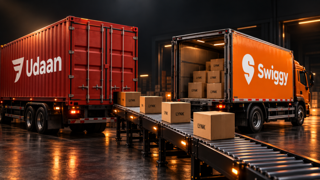 Udaan to Acquire Swiggy’s Lynk Logistics for ₹500 Crore